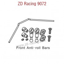 ZD Racing 9072 BX-8 Parts Front Anti-roll Bars 8044