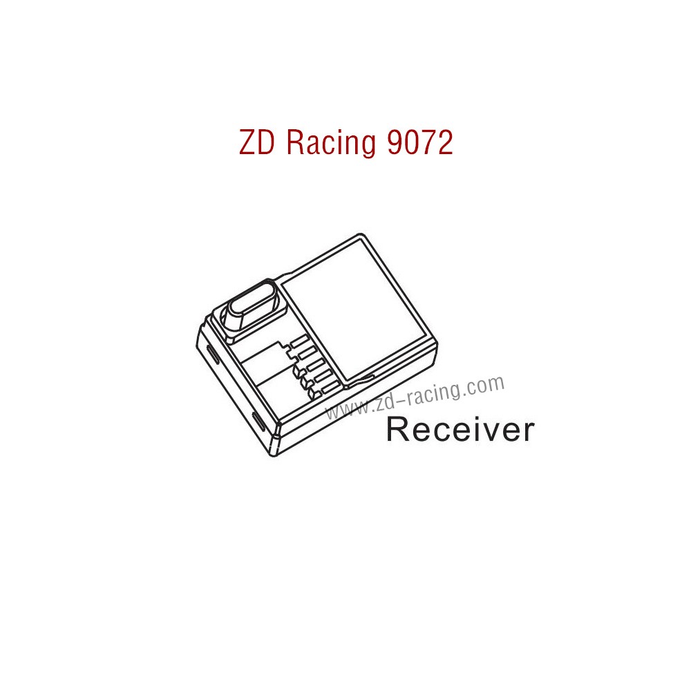 ZD Racing 9072 BX-8 Parts Receiver 8097