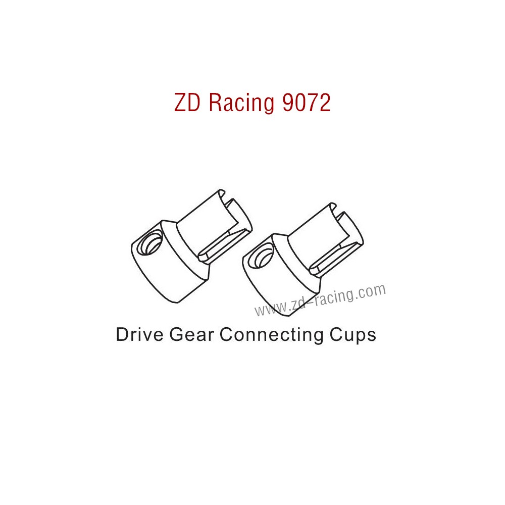 ZD Racing 9072 BX-8 Parts Drive Gear Connecting Cups 8120