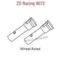 ZD Racing 9072 BX-8 Parts Wheel Axles 8121