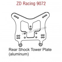 ZD Racing 9072 BX-8 Parts Rear Shock Tower Plate Aluminum 8144