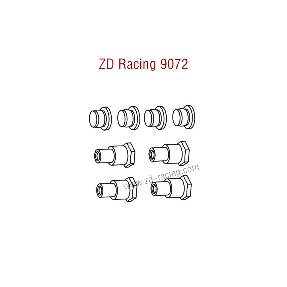 ZD Racing 9072 Pirates 2 Parts Shock Absorber Brushing 8212