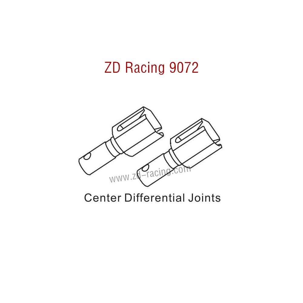 ZD Racing 9072 Pirates 2 Parts Center Differential Joints 8231