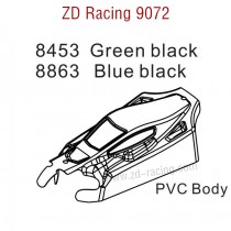 ZD Racing 9072 Pirates 2 Parts Car Body 8453