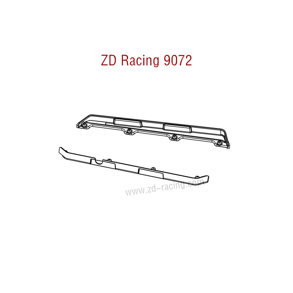 ZD Racing 9072 Pirates 2 Parts Side Plates 8454