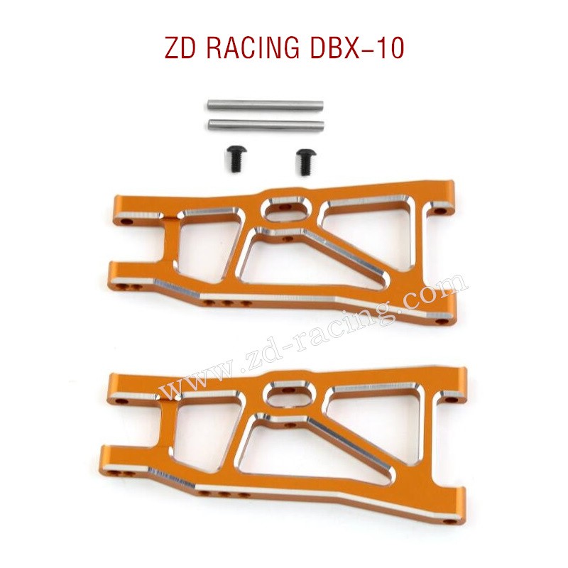 ZD RACING DBX-10 1/10 RC Car Upgrade Rear Swing Arm orange