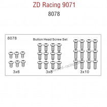 ZD Racing 9071 Parts Button Head Screw Set 8078