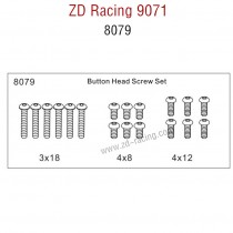 ZD Racing 9071 Parts Button Head Screw Set 8079