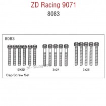 ZD Racing 9071 Parts Cap Screw Set 8083