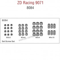 ZD Racing 9071 Parts Set Screw 8084