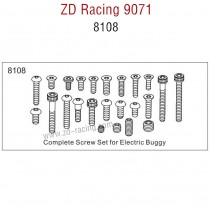 ZD Racing 9071 Parts Complete Screw Set 8108