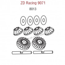 ZD Racing 9071 Parts Differential Gears CNC Machined 8013