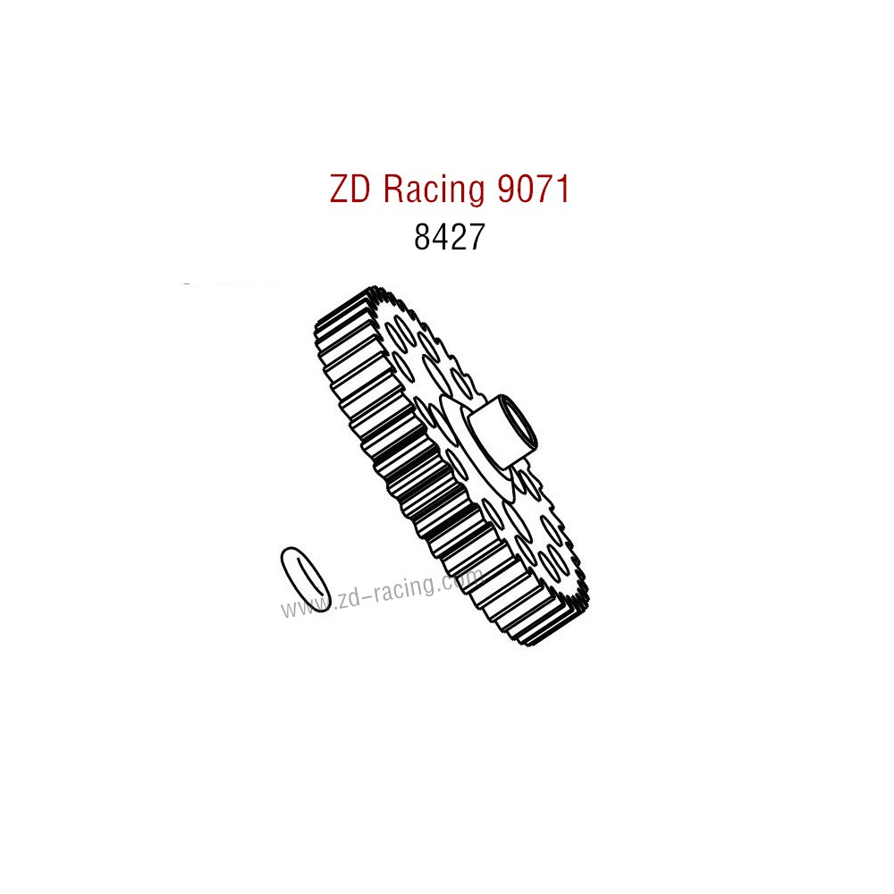 ZD Racing 9071 Parts Steel Spur Gear 46T 8427