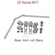 ZD Racing 9071 Parts Rear Anti-Roll Bars 8043