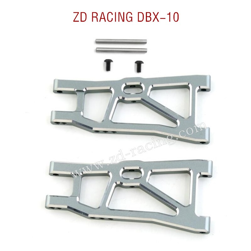 ZD RACING DBX-10 1/10 RC Car Upgrade Rear Swing Arm silver