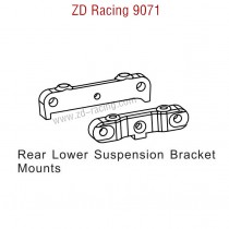 ZD Racing 9071 Parts Rear Lower Suspension Bracket Mounts 8137