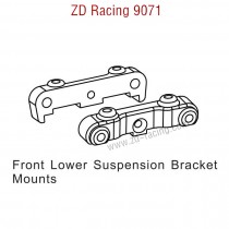 ZD Racing 9071 Parts Front Lower Suspension Bracket Mounts 8138