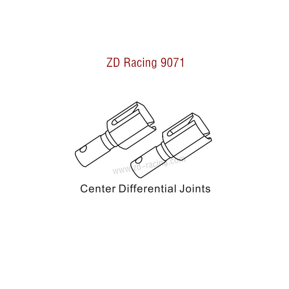 ZD Racing 9071 Parts Center Differential Joints 8231