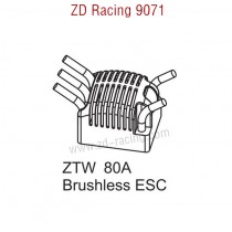 ZD Racing 9071 Parts ZTW 80A Brushless ESC 8268