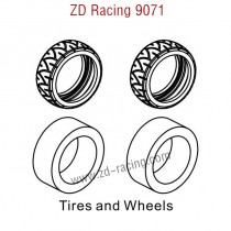 ZD Racing 9071 Parts Tires and Wheels 8429