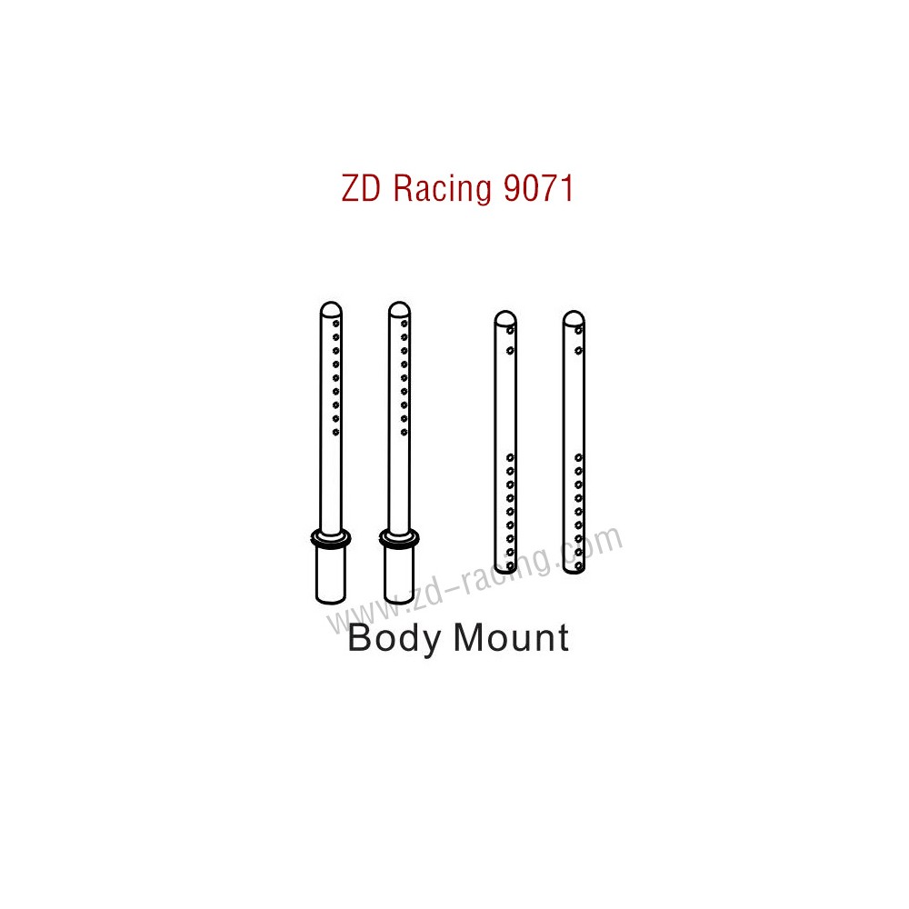 ZD Racing 9071 Parts Body Mount 8435