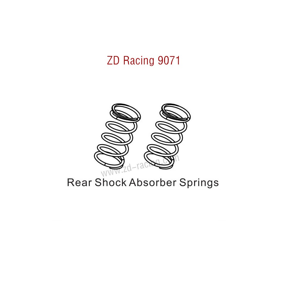 ZD Racing 9071 Parts Rear Shock Absorber Springs 8445