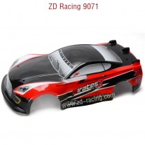 ZD Racing 9071 Parts Car Body 8449 red