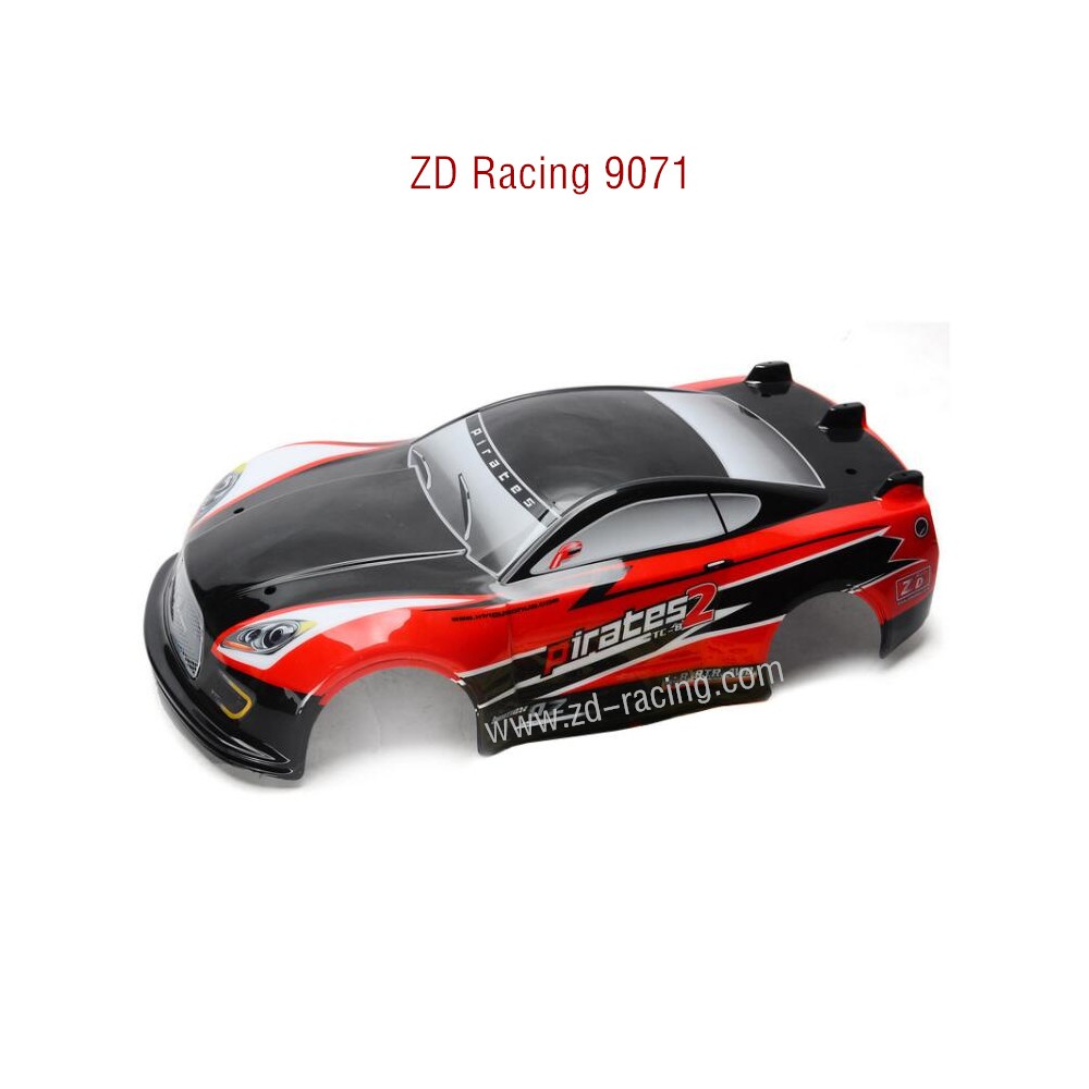 ZD Racing 9071 Parts Car Body 8449 red