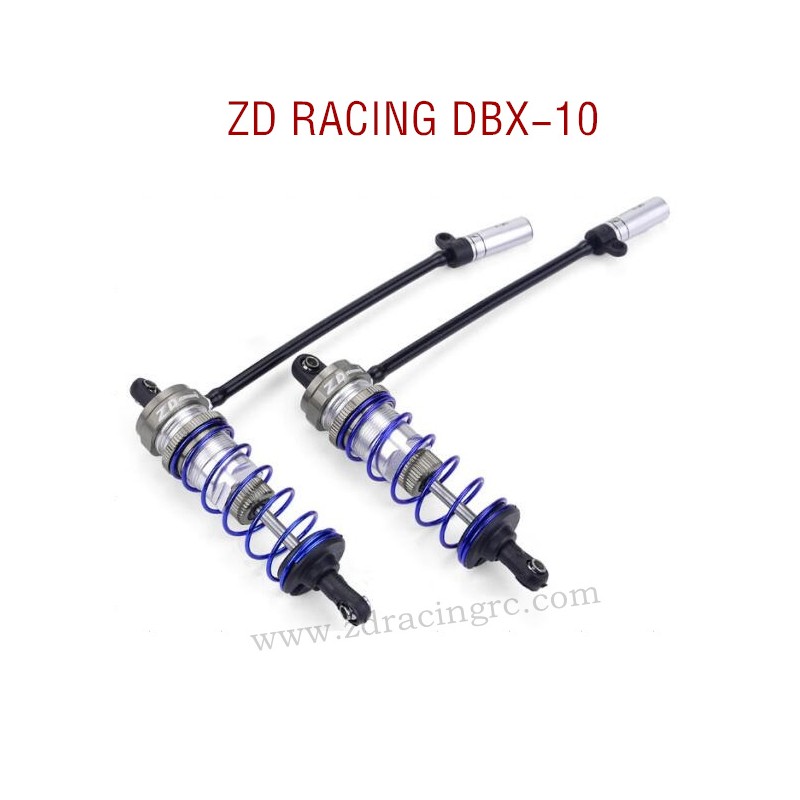 ZD RACING DBX-10 RC Car Parts Front Shock set 7516 grey