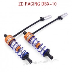 ZD RACING DBX-10 RC Car Parts Front Shock set 7516 orange