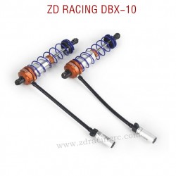 ZD RACING DBX-10 RC Car Parts Rear Shock 2519 orange