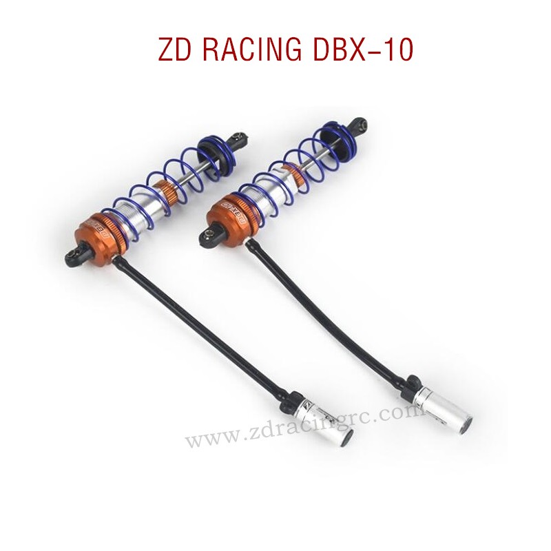 ZD RACING DBX-10 RC Car Parts Rear Shock 2519 orange