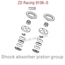 ZD Racing 9106S Parts Shock Absorber Piston Group 7228