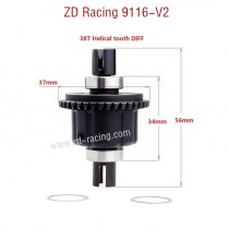 ZD Racing 9116-V2 Parts Differential CNC 8008 size