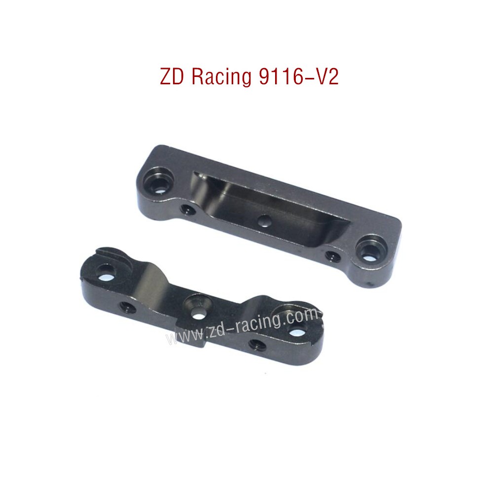 ZD Racing 9116-V2 Upgrade Parts Rear Lower Suspension Bracket Mounts CNC 8045 black