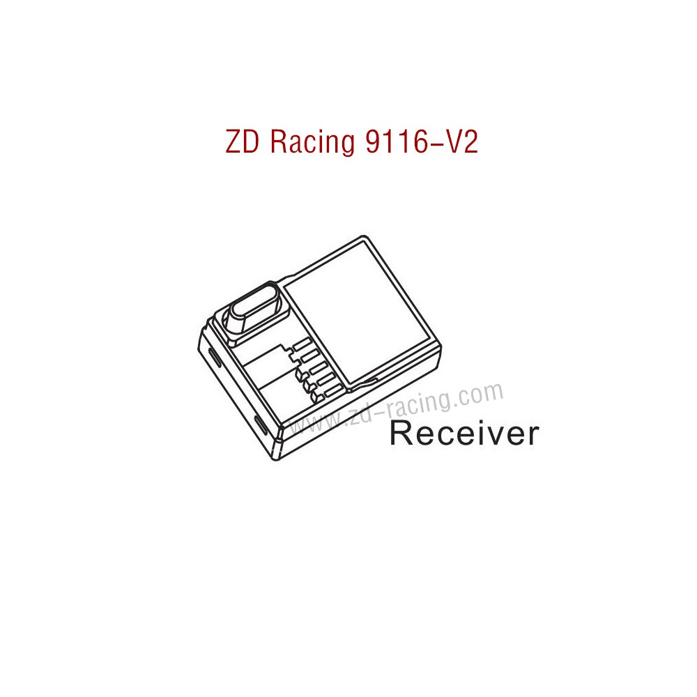 ZD Racing 9116-V2 Parts Receiver 8097