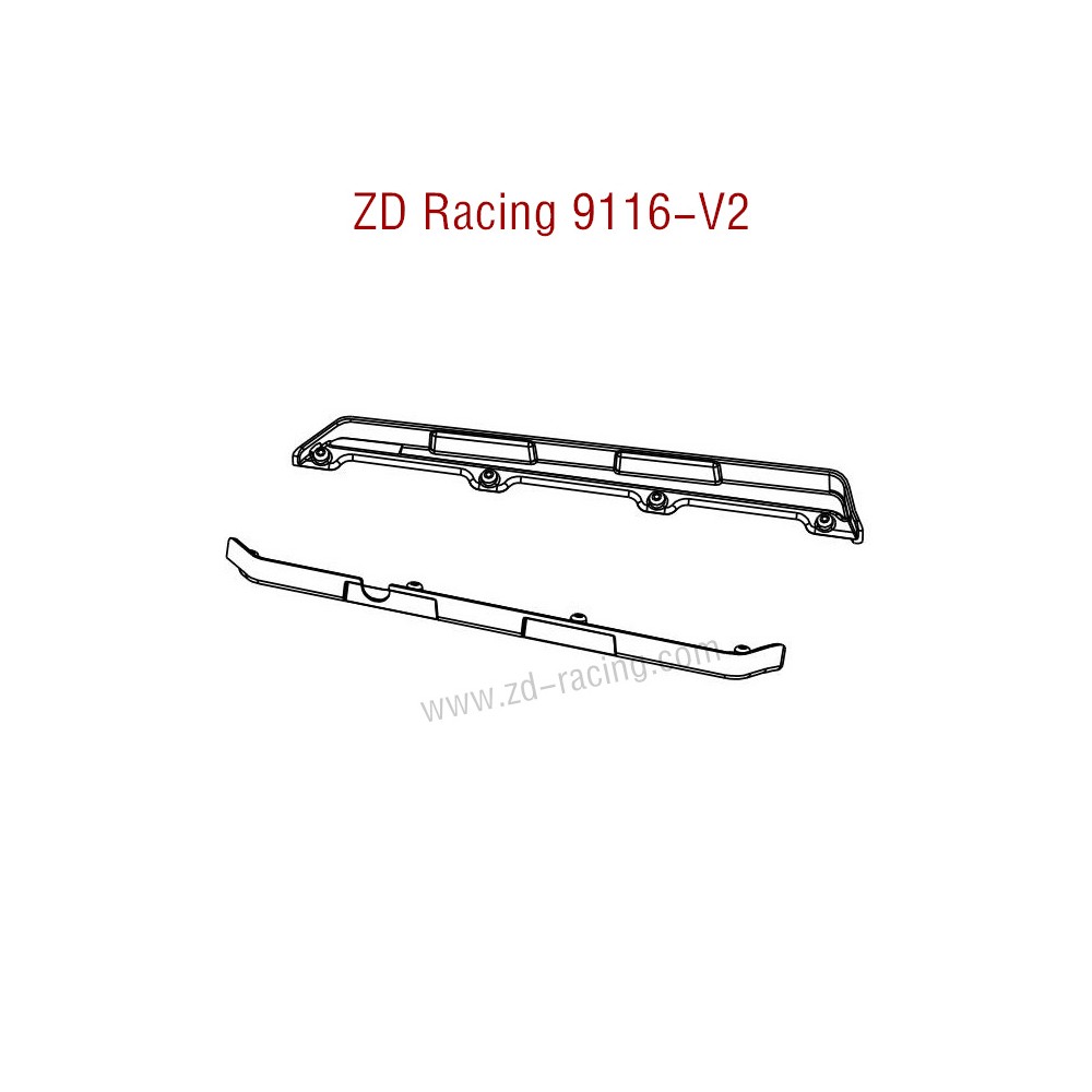 ZD Racing 9116-V2 Parts Side Plates 8454