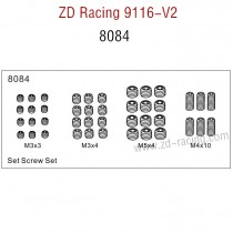 ZD Racing 9116-V2 Parts Set Screw 8084