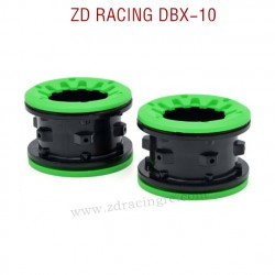 ZD RACING DBX-10 RC Car Parts Wheel set with Ring 128MM 7249  green