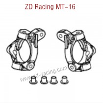 ZD Racing MT16 Parts Front steering C-seat (left and right) 16004