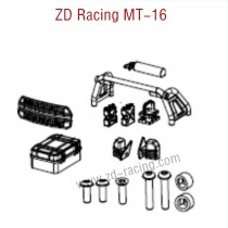 ZD Racing MT16 Parts Car shell trim assembly 16020