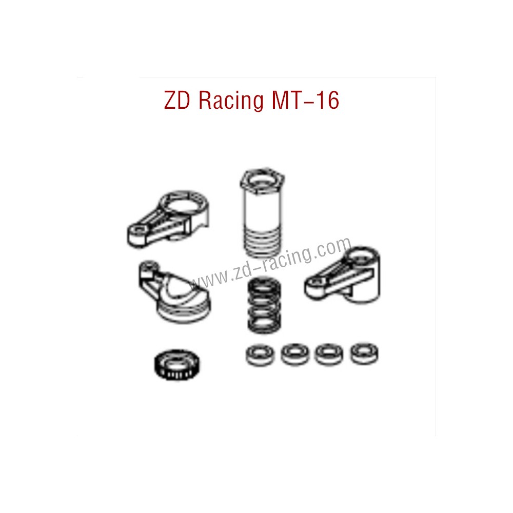 ZD Racing MT16 Parts Steering set 16021