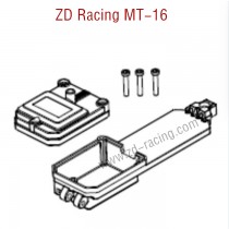 ZD Racing MT16 Parts Receiver box second floor integrated assembly 16024