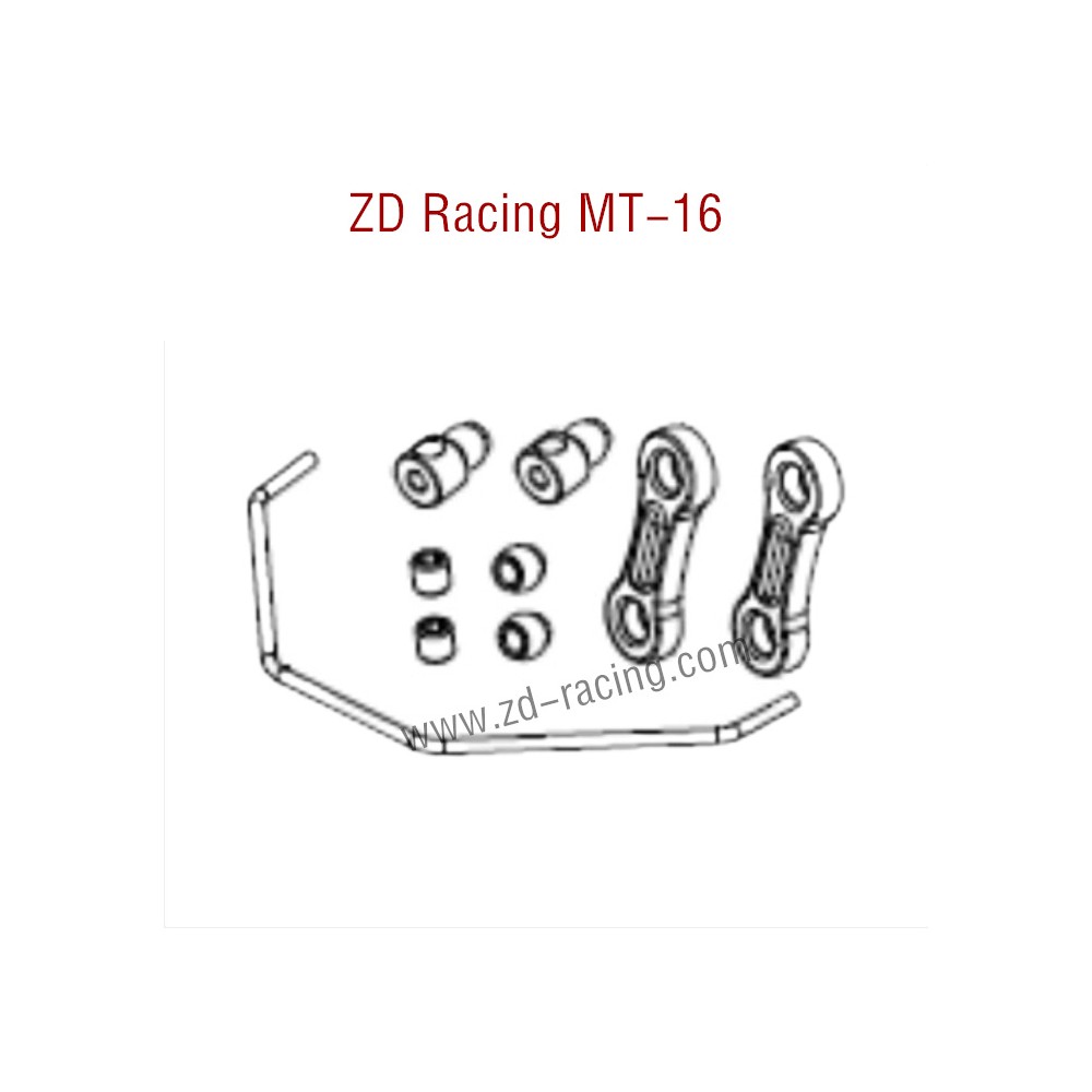 ZD Racing MT16 Parts Anti-tip rod assembly 16032