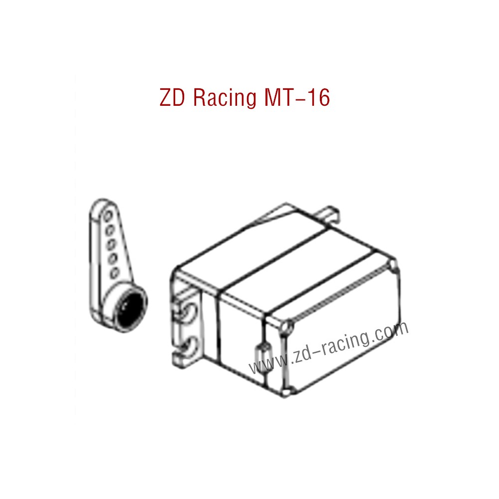 ZD Racing MT16 Parts 20g Fully waterproof metal-toothed steering gear 16071