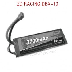 ZD RACING DBX-10 RC Car Parts Li-po 11.1V 35C 3200mAH Battery 7570