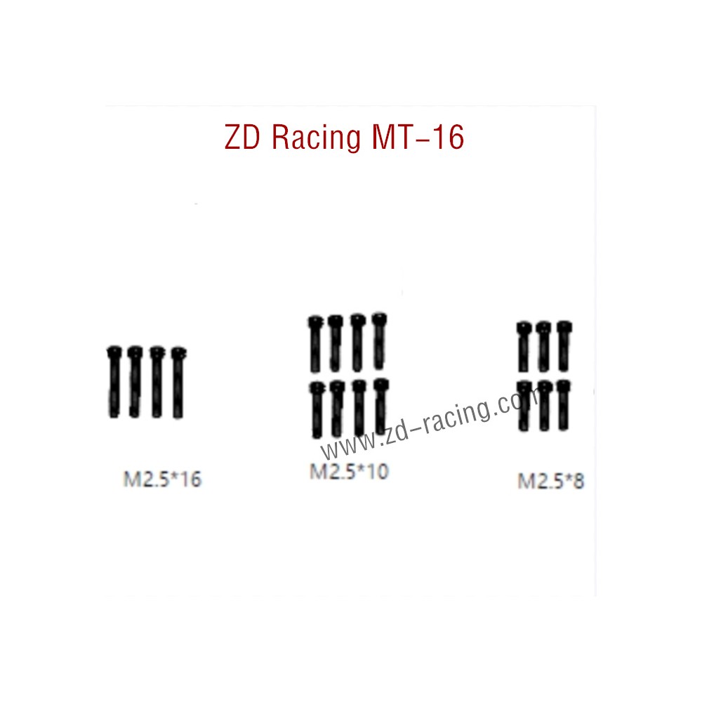 ZD Racing MT16 Parts Cup head screw 16068