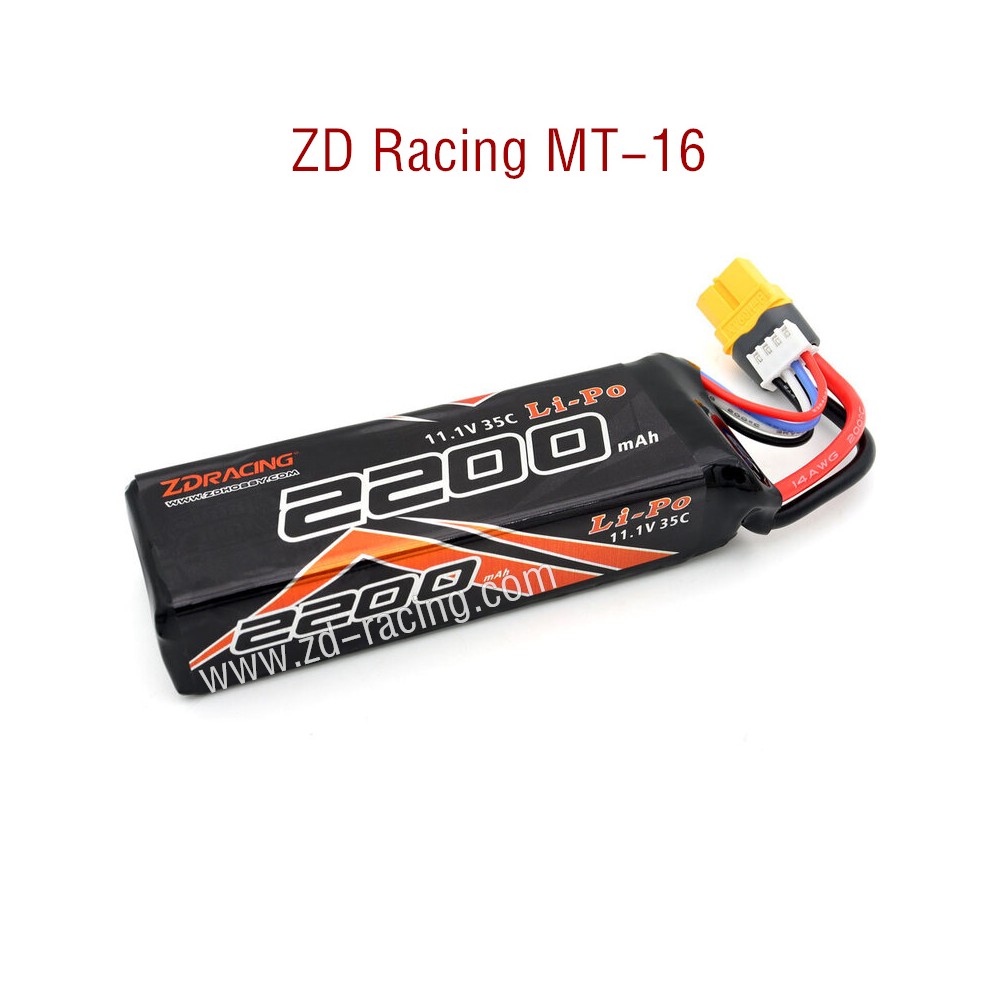 ZD Racing MT16 Parts 2200mah 11.1V  Lithium battery