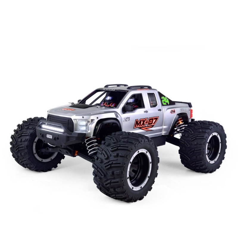 ZD Racing MX-07 1/7 scale 4WD Brushless RC Car silver