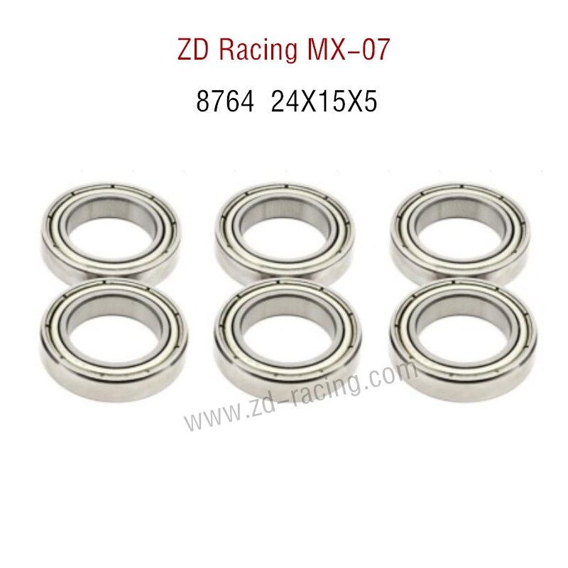 ZD Racing MX-07 RC Car Parts Ball bearing 24X15X5